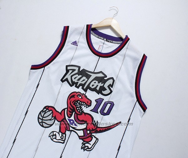 Maglia Toronto Raptors DeMar DeRozan #10 Retro Bianco
